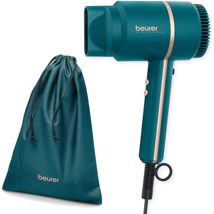 BEURER Sèche-cheveux pratique Comptact 2000W Bleu - BEURER - HC35