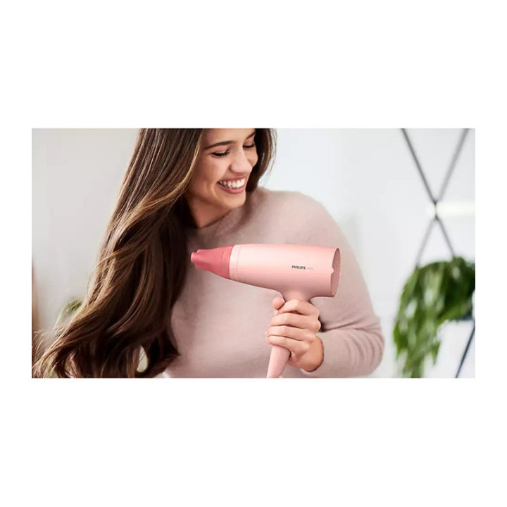 PHILIPS Kit de coiffure Sèche-cheveux + Lisseur 3000 Series Rose - PHILIPS - BHP398/00