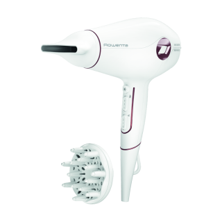 ROWENTA Sèche-cheveux Volumizer 1800W Blanc/Rouge - ROWENTA - CV6135F0