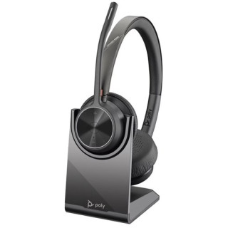 HPI Poly Voyager 4320 USB-C Headset BT700 dongle Charging Stand nwrtz