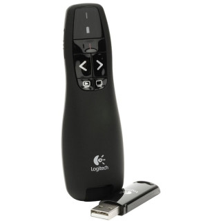 LOGITECH TELECOMMANDE  PRES R400 NOIR 2.4GHZ POINTEUR LASER ROUGE nwrtz