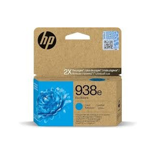 HPI HP 938e Cartouche d’encre Cyan XL EvoMore - 1 650 pages nwrtz