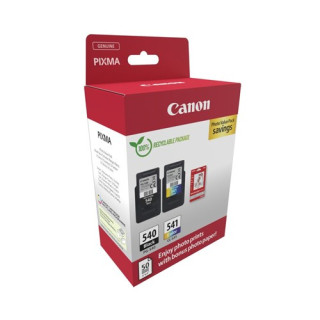 CANON PG-540/CL-541 Photo Paper Value Pack - Pack noir/couleur nwrtz